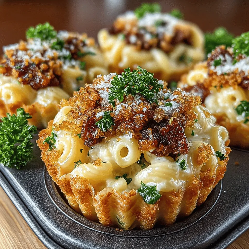 When it comes to comfort food, few dishes can rival the creamy, cheesy goodness of mac and cheese. However, just when you thought this beloved classic couldn't get any better, enter Mini Mac & Cheese Bacon Cups. This innovative recipe takes all the flavors and textures we adore about traditional mac and cheese, transforming it into bite-sized portions that are not only delicious but also incredibly fun to serve. Perfect for parties, game days, or cozy family gatherings, these mini cups are sure to impress your guests and satisfy even the pickiest eaters.