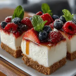 As the days grow warmer and the sun shines brighter, nothing satisfies a sweet tooth like a refreshing dessert. Enter the Berry Bliss Frozen Yogurt Pie Slices—a delightful treat that combines the lusciousness of creamy yogurt with the vibrant, sweet-tart flavor of mixed berries. This recipe stands out not only for its delicious taste but also for its health-conscious approach, offering a lighter alternative to traditional pies laden with heavy cream and sugar.
