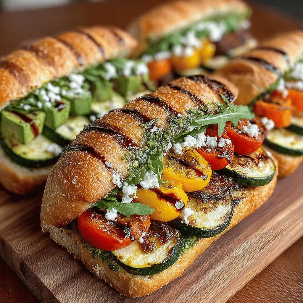In the realm of culinary delights, few dishes can rival the vibrant appeal of pesto roasted veggie sandwiches. This recipe is not just a meal; it's an experience that combines the savory flavors of roasted vegetables with the fresh, aromatic notes of basil pesto. Perfect for lunch or a light dinner, these sandwiches are a delicious way to incorporate wholesome ingredients into your diet. As the trend of plant-based eating continues to grow, dishes like this one cater to a diverse audience, satisfying both vegetarians and meat-eaters alike. With their colorful presentation and robust flavor profile, pesto roasted veggie sandwiches have secured their place as a favorite among those seeking a nutritious and satisfying meal.