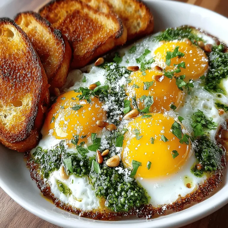 In the vast landscape of breakfast recipes, eggs undeniably hold a special place due to their remarkable versatility and nutritional profile. They can be scrambled, poached, fried, or baked, each method offering a different texture and flavor to suit various culinary traditions. However, as breakfast enthusiasts continuously seek innovative ways to enhance their morning meals, the addition of distinctive flavors can transform these everyday staples into extraordinary dishes. Enter Chili-Oil Pesto Eggs—a vibrant and delicious fusion that marries the classic Italian pesto with the bold essence of spicy chili oil. This dish not only captivates the eye with its striking colors and fresh ingredients but also delights the palate with a unique medley of flavors, making it an ideal choice for brunch gatherings or a quick weeknight supper.