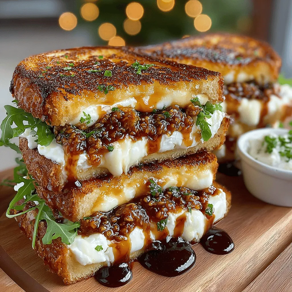 In recent years, gourmet sandwiches have taken the culinary world by storm, captivating food enthusiasts and home cooks alike. The rise of artisanal delis and upscale cafes has popularized the art of sandwich-making, elevating the humble meal into a canvas for creativity and flavor exploration. Among the myriad of combinations available, the Grilled Fig Jam Sandwich Melt stands out as a delightful fusion of sweet and savory flavors that is both satisfying and sophisticated. This sandwich melds the rich creaminess of cheese with the luscious sweetness of fig jam, all encased in perfectly grilled bread.