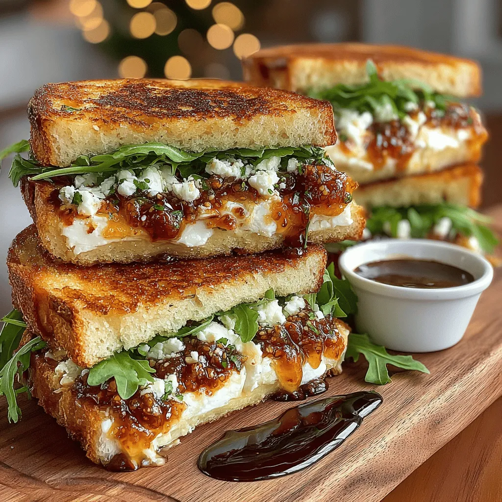 Grilled Fig Jam Sandwich Melt: A Flavorful Delight